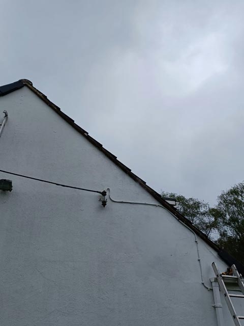 Dry Verge System Before - Bournemouth Roofing Dorset Poole Christchurch