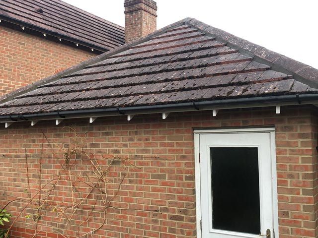 Garage Roof Repair Repointing Back - Bournemouth Roofing Dorset Poole Christchurch