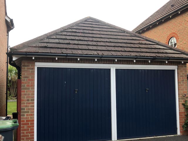Garage Roof Repair Repointing Front - Bournemouth Roofing Dorset Poole Christchurch