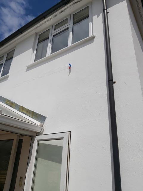 Close up of Back House Exterior Re-Painted in Bournemouth - After Photo - Bournemouth Roofing Dorset Poole Christchurch