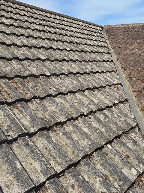 Moss Cleared on Roof Middle View - After Photo - Bournemouth Roofing Poole Christchurch Dorset Poole Christchurch