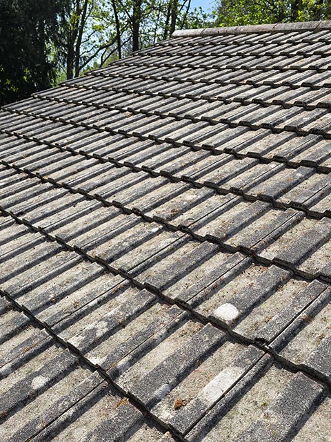 Moss Cleared on Roof Side View - After Photo - Bournemouth Roofing Poole Christchurch Dorset Poole Christchurch