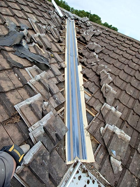 Roof Valley Replacement in West Moors During Photo - Bournemouth Roofing Dorset Poole Christchurch